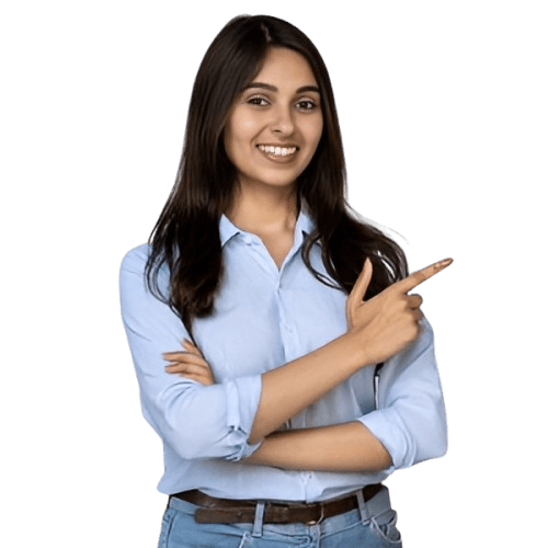 Student enquiry form for CFP certification with woman guiding users to registe